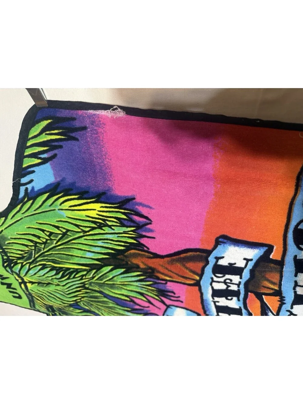 Vintage Miasouv Lounge Chair Cover Towel Made In The Shade Palm Dolphins 53